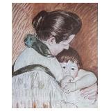 "Woman and Child" Print by Mary Cassette