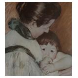 "Woman and Child" Print by Mary Cassette