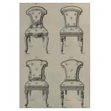 Antique Chair Motif Print