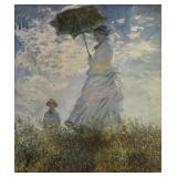 "Woman with Parasol" Print by Claude Monet