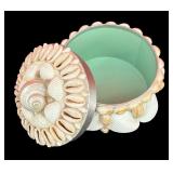 Three Shell Motif Trinket / Jewelry Boxes