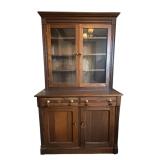 Antique Victorian Country Wooden Cabinet