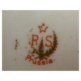 Antique Plates including a Hand Painted RS Prussia Plate