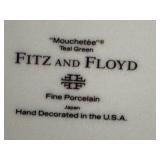 Set of 12 Fitz and Floyd Luncheon Plates