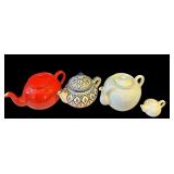 Vibrant Collection of Teapots