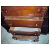 Wood Sideboard with Secretary Drawer