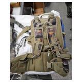 Game Plan Treestand Transport Vest , Military Water Bladder