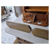 Assorted Decor - Wooden Shelves, Small Canoe Shelf and More