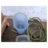 Utility Totes, Trash Can and Garden Hose