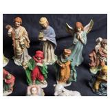 Variety of Nativity Set Figurines