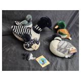 Loon Plush Toys and Wooden Loon Whistle