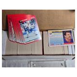 Hockey Cards with Patrick Roy Plaque, Box of 1991 Score NHL Uncounted or Sorted