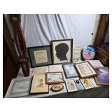 Collection of Framed Artwork and Decorative Pieces