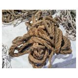 Variety of Rope in Metal Wire Basket