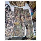 Collection of Vintage Camouflage Hunting Apparel