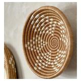 Matching Natural Woven Wall Decor - Qty 3