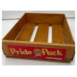 Vintage Wood Fruit Crate - Cherry Fruit Produce - California Pride Pack