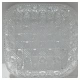 Crystal & Heavy Cut Glass Serving Pieces - Qty 4