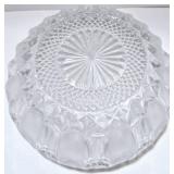 Crystal & Heavy Cut Glass Serving Pieces - Qty 4