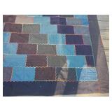 Primitive Handmade Patchwork Wool Quilt