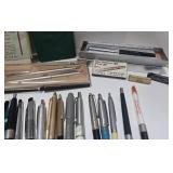 Collection of Vintage Writing Instruments & Office Supplies