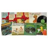 Vintage Records: Christmas, Scandinavian, Humor, College Songs - QTY 9