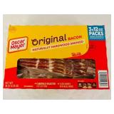 F. 2.25lb(3x 12oz Packs) Oscar Mayer Original Bacon