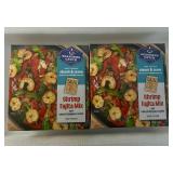 G. 2x 14oz Seasoned Catch Steam & Serve Shrimp Fajita Mix