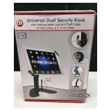 NEW In Box CTA Universal Dual Security Kiosk with Locking Holder and Anti-Theft Cable For Ipad, Surface & 7"-13" Tables