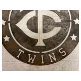 Minnesota Twins Laser Cut Metal Sign