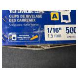 500ct of QEP 1/16" Tile Leveling Clips