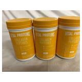 3 Jars of Vital Proteins Collagen Peptides