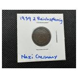 1939 Nazi German 2 Reichspfennig