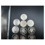 Full Set Proof Kennedy Half Dollars, 2010 Thru 2019, Clad (10 Coins)