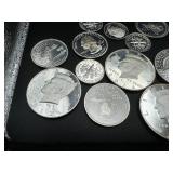 New Silver Proof Coinage, No Duplicates - All Silver - Perfect Condition