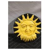 Vintage Sun Face Wall Plaque