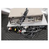 RCA VCR Auto Head Cleaner and Philips DVD Player Set