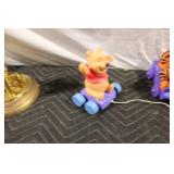 Set of 4 Pull-Along Toys Including Pooh and Tigger