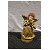 Vintage Angel Figurine Playing Violin