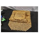 Wooden Bead Car Seat Cover