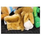 Collection of 5 Stuffed Animal Toys - Lion, Fish, Lizard, and More