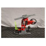 Red Model Helicopter Desk Toy with Adjustable Parts