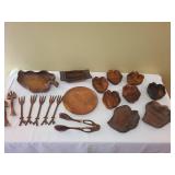 Handcrafted Wooden Kitchenware Set