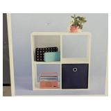 4 Cube Decorative Bookshelf - Room Essentials™ - White