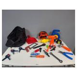 Toy Tool Set with Carrying Bag - 22 Pieces