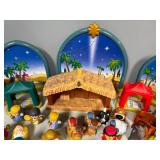 Complete Nativity Playset with Figures and Accessories