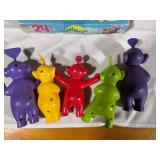 Teletubbies Figure Set with 24-Piece Puzzle