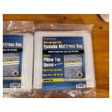 Set of 2 Pro Series Sealable Mattress Bags for Queen Pillow Top (new in package)