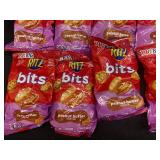 XX - Set of 12 Ritz Bits Peanut Butter Sandwich Crackers Big Bags