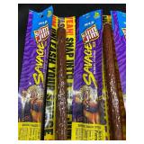 YY - 4 Pack of Slim Jim Savage Mild Smoked Snack Sticks